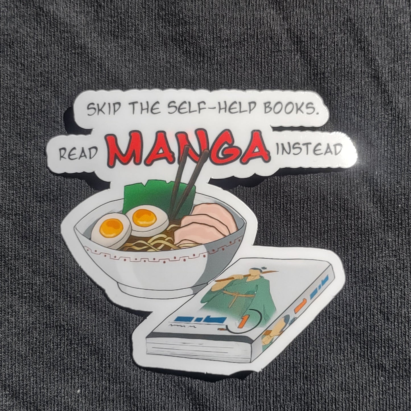 "Read Manga Instead" Sticker