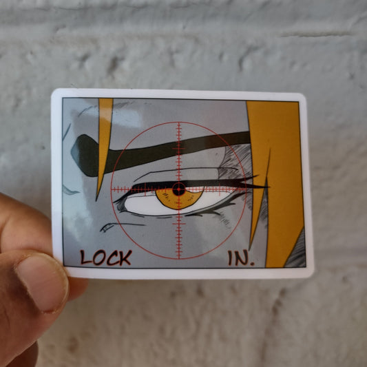 "Lock In" Sticker