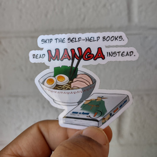 "Read Manga Instead" Sticker
