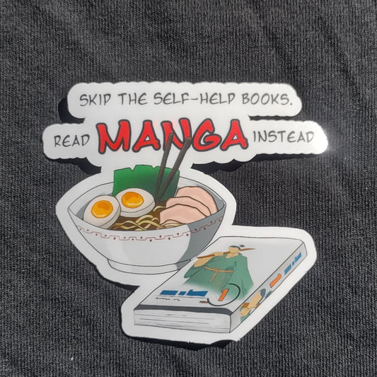 "Read Manga Instead" Sticker